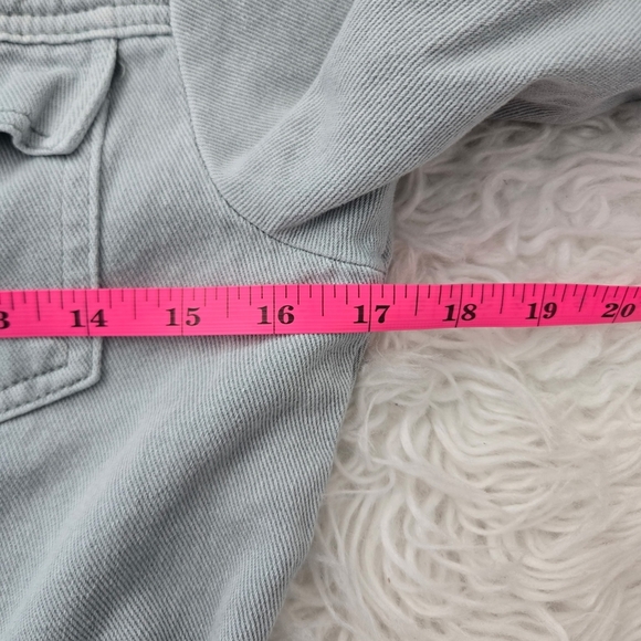 Style Rack Long Sleeve Denim Utility Shirtdress. Size Small. Good preowned cond - Picture 4 of 7